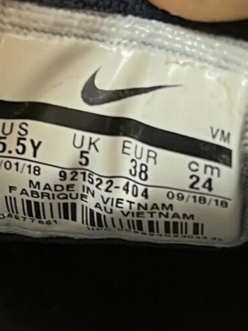 Nike Air Max 97 Obsidian Blue Boys Size 5.5Y‎ Casual Running Shoes Sneakers